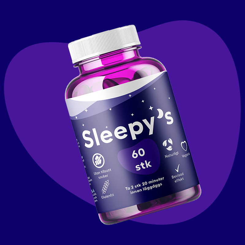 Sleepys gummies hjälper dig att sova gott om natten.