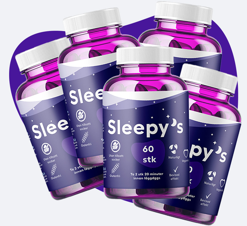 Sleepys gummies hjälper dig att sova gott om natten.